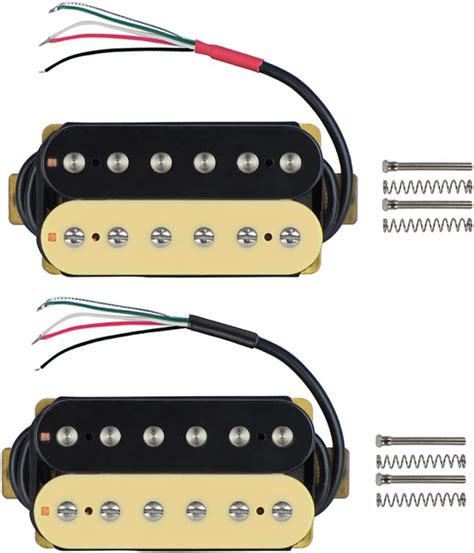 Amazon.com: FLEOR Electric Guitar Humbucker Pickups Double Coil Guitar ...