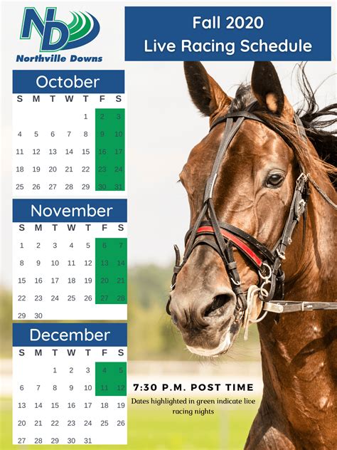 Thistledown Live Racing Calendar 2023 - Printable Word Searches