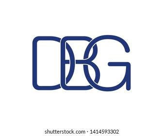 Dbg Original Monogram Logo Design Stock Illustration 1414593302 ...