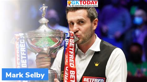 Mark Selby- World Champion for 4th time in Snooker - GKToday