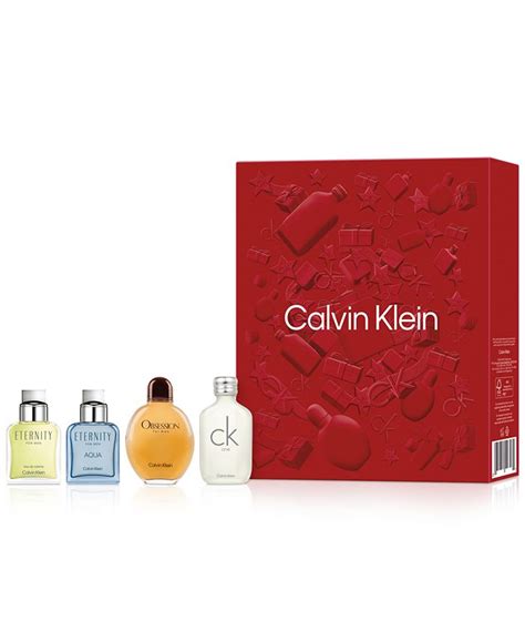 Calvin Klein 4-Pc. Men's Cologne Gift Set - Macy's