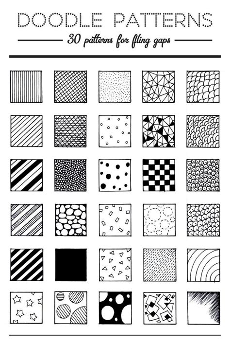 20 + Most Popular Ways To Art Designs Patterns Doodles 86 | Easy doodle ...