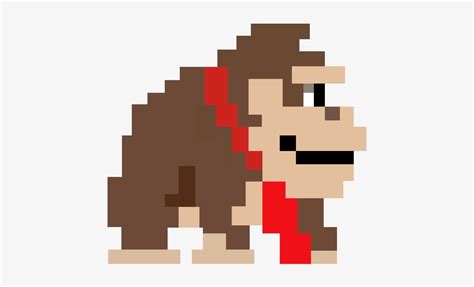 8 Bit Pixel Art Donkeykong Sticker Nintendo 8bit Pixel Art Paint Images