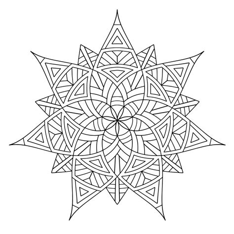 Free Printable Geometric Coloring Pages For Kids