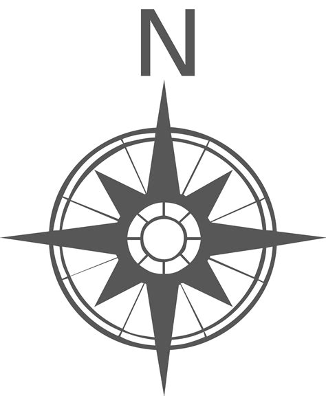 Compass Rose PNG Black And White Transparent Compass Rose Black And White.PNG Images. | PlusPNG
