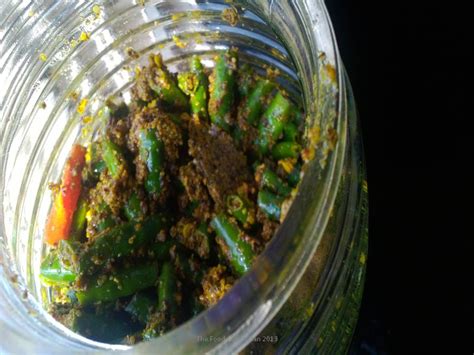 Green Chili Pickle - The Food Samaritan