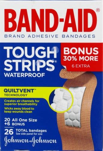 Band-Aid Tough Strips Waterproof Bandages, 26 ct - Kroger