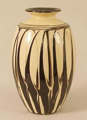 Art Deco Vases, Ceramic and other Materials by Keramis, St. Radegonde ...