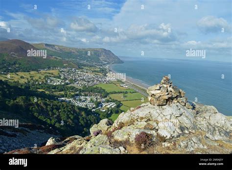 Views of penmaenmawr from Conwy mountain Stock Photo - Alamy