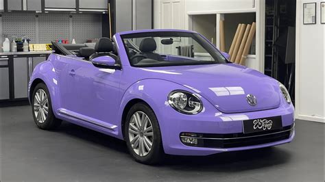 VW Beetle Halo Lavender Gloss Wrap - YouTube