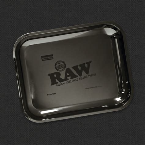 RAW: Black Gold Rolling Tray Small | Leafly