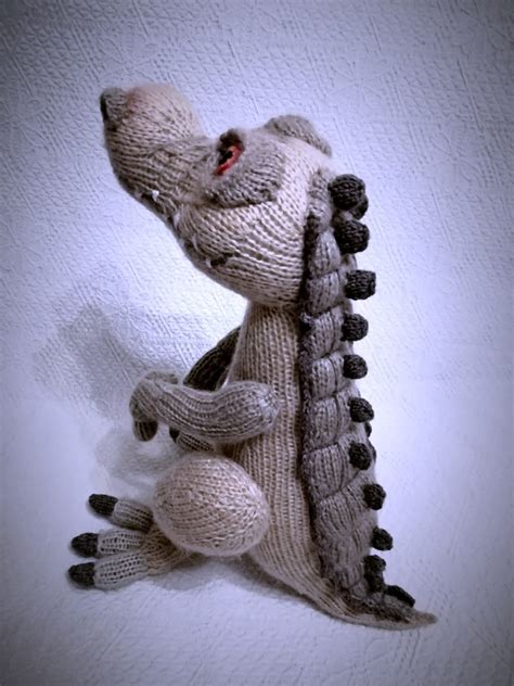 Rudy Ice age Dinosaur Knitted dinosaur Toy Handmade Dinosaur | Etsy