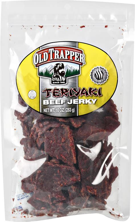 Old Trapper Beef Jerky, Teriyaki, 10 oz - Walmart.com