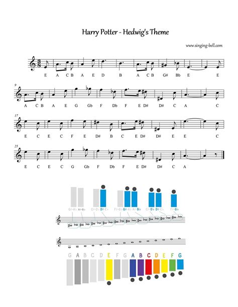 Harry Potter (Hedwig's Theme) for Glockenspiel / Xylophone