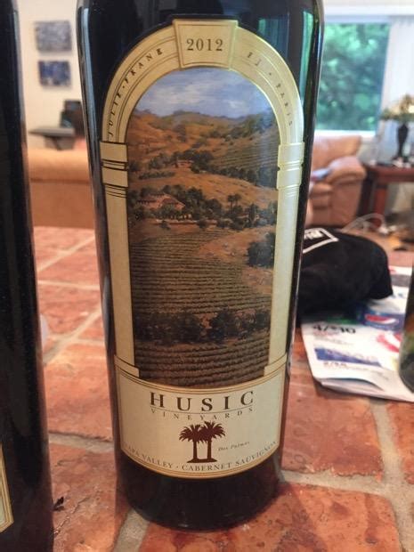 2012 Husic Vineyards Cabernet Sauvignon, USA, California, Napa Valley ...