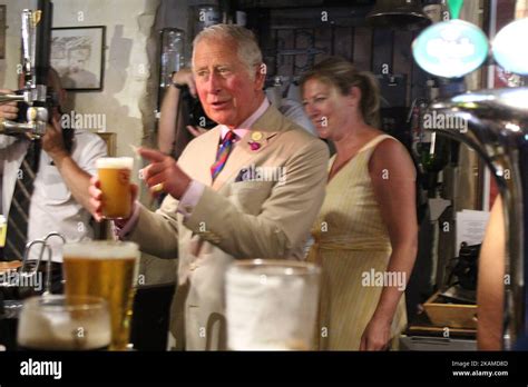 Prince Charles the Prince of Wales visits North Wales Stock Photo - Alamy