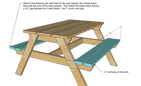 Woodworking Plans and Simple Project: Know More Free picnic table plans 2x6