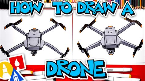 How To Draw A Drone - Art For Kids Hub