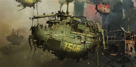 Airship | Steampunk wallpaper, Concept art, Steampunk background