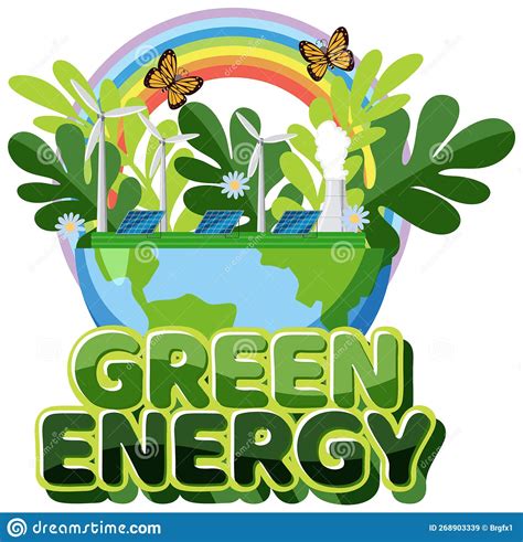 Green Energy Logo Banner Vector Stock Vector - Illustration of icon ...