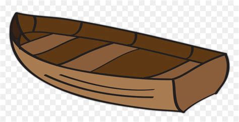 Transparent Canoe Clipart - Transparent Background Wooden Boat Clipart ...