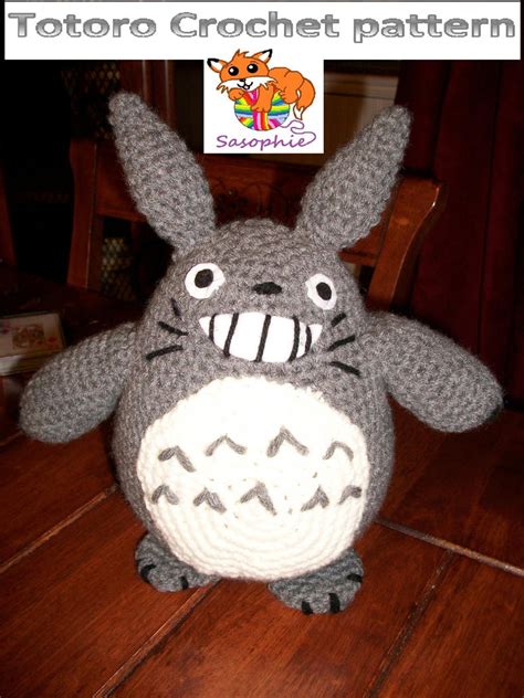 Totoro crochet pattern by Sasophie on DeviantArt