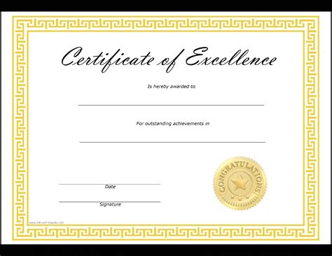 Blank Printable Ged Certificate