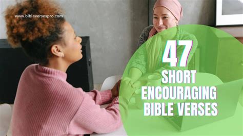 47 Short Encouraging Bible Verses - Bible Verses