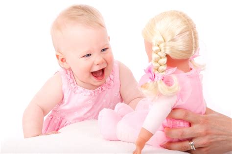 Baby And Doll Free Stock Photo - Public Domain Pictures