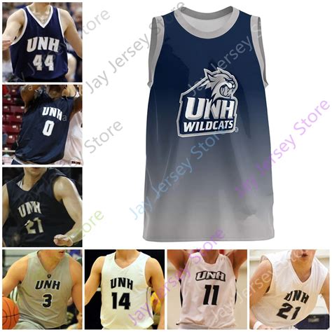 UNH Wildcats NCAA College Black Basketball Vest Featuring Guadarrama, Sutherlin, Martinez ...