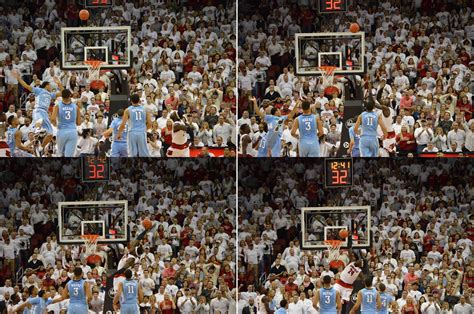 Frame by Frame of Montrezl Harrell Dunk Louisville vs. North Carolina 1-31-2015 WHITEOUT Photos ...