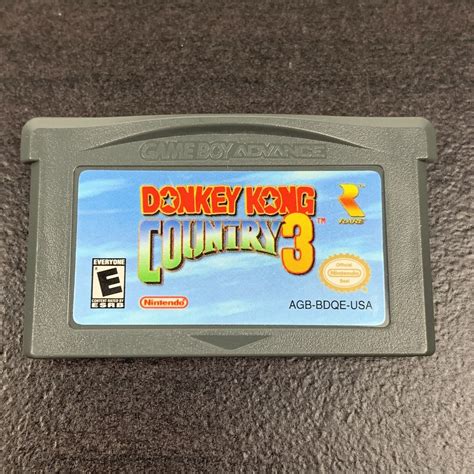 Donkey Kong Country 3 GBA (Nintendo Game Boy Advance, 2005) Authentic ...