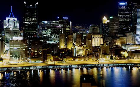 Pittsburgh Skyline Wallpapers - Top Free Pittsburgh Skyline Backgrounds ...