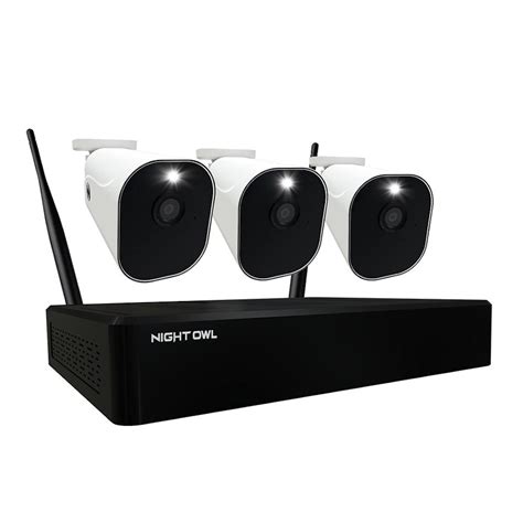 Night Owl 10-Channel 1080p Smart NVR Security Camera System with 1TB Hard Drive and 3 1080p Wire ...