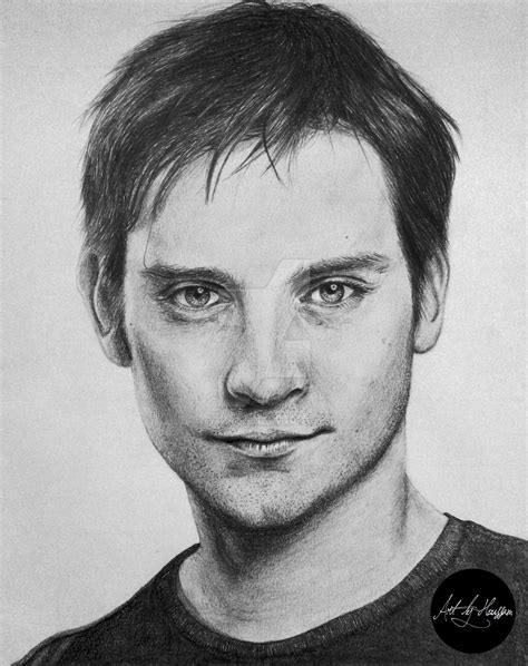 Pencil drawing of Tobey Maguire by artbyhoussam on DeviantArt