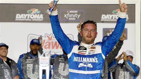 Justin Allgaier wins by inches in wild NASCAR Xfinity race at Daytona