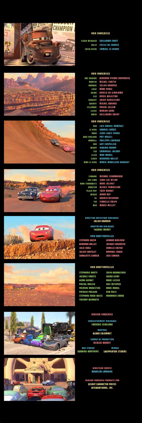 Image - Cars French Credits.png | Anime Voice-Over Wiki | FANDOM ...