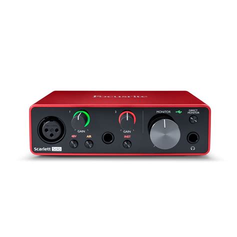 Focusrite Scarlett Solo 3rd Gen USB Audio Interface | DJ City