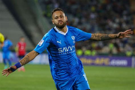 Neymar scores his first goal in fifth appearance for Al Hilal - News ...