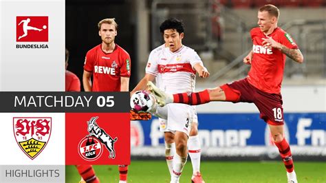 VfB Stuttgart - 1. FC Köln | 1-1 | Highlights | Matchday 5 – Bundesliga ...