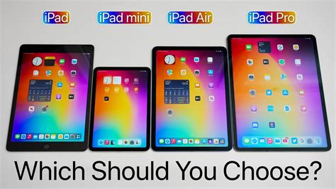 2022 iPad Comparison - Which Should You Choose? - YouTube