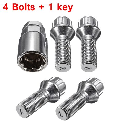 Alloy Wheel Bolts Nuts Lugs M14 x 1.50 17mm Hex 27mm Thread Radius Seat x 4 100% sichere Online ...