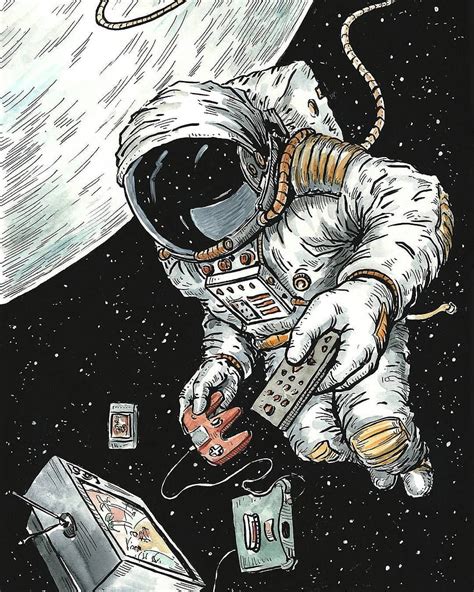 Update more than 142 astronaut drawing with colour - vietkidsiq.edu.vn