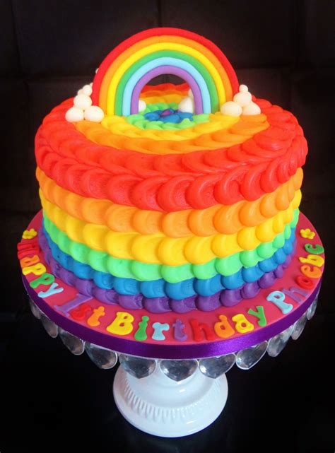 rainbow petal cake Rainbow Petal Cake, Rainbow Birthday Cake, 4th Birthday Cakes, Rainbow Cakes ...