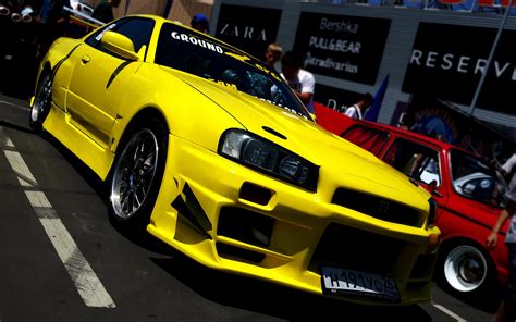 car, Nissan, JDM, Tuning, Nissan Skyline GT R R34 Wallpapers HD / Desktop and Mobile Backgrounds