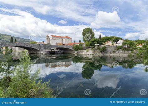 Panoramic View at Old Town of Trebinje, Bosnia and Herzegovina Stock Image - Image of castle ...