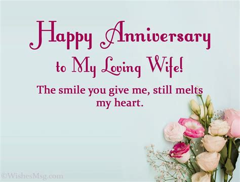 Wedding Anniversary Wishes for Wife