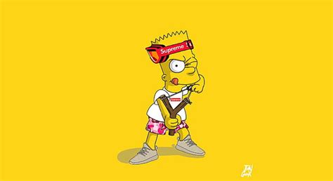 1366x768px | free download | HD wallpaper: Juan Carlos Paz -BAKEA-, The Simpsons, fan art, Bart ...