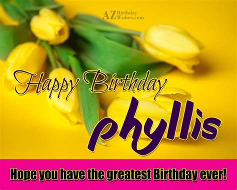 Happy Birthday Phyllis