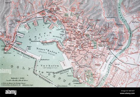 Genova historical map hi-res stock photography and images - Alamy